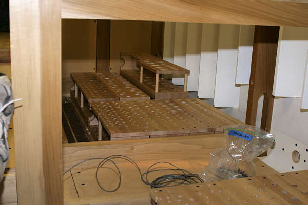 New Hope Lutheran Church organ, made by Parsons Organ Builders