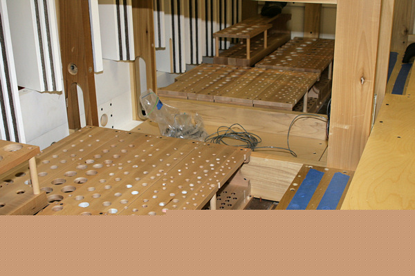 New Hope Lutheran Church organ, made by Parsons Organ Builders